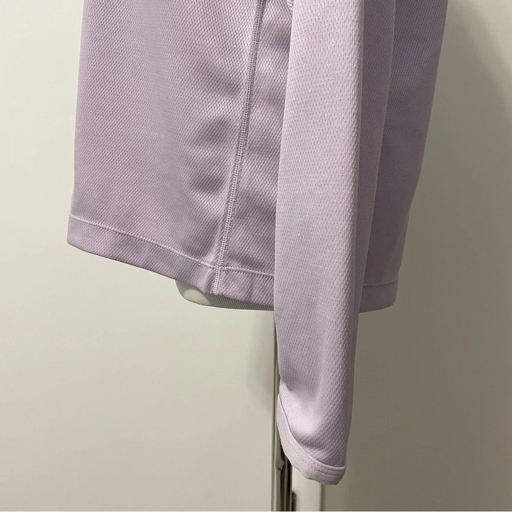 Nike Dri-Fit Lavender Long Sleeve Women's Athletic Top Size L